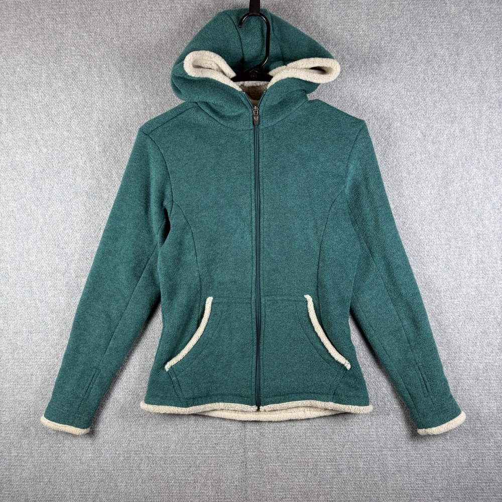 Kuhl Women's Hoodie Women's Size Small Teal Full Zip Alfpaca Full Zip Jacket